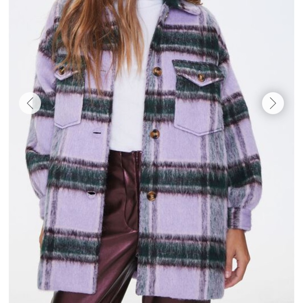 Plaid shacket